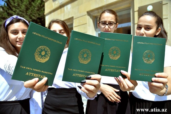 Buraxılış imtahanında iştirak edən və attestat alan şagirdlərin SAYI