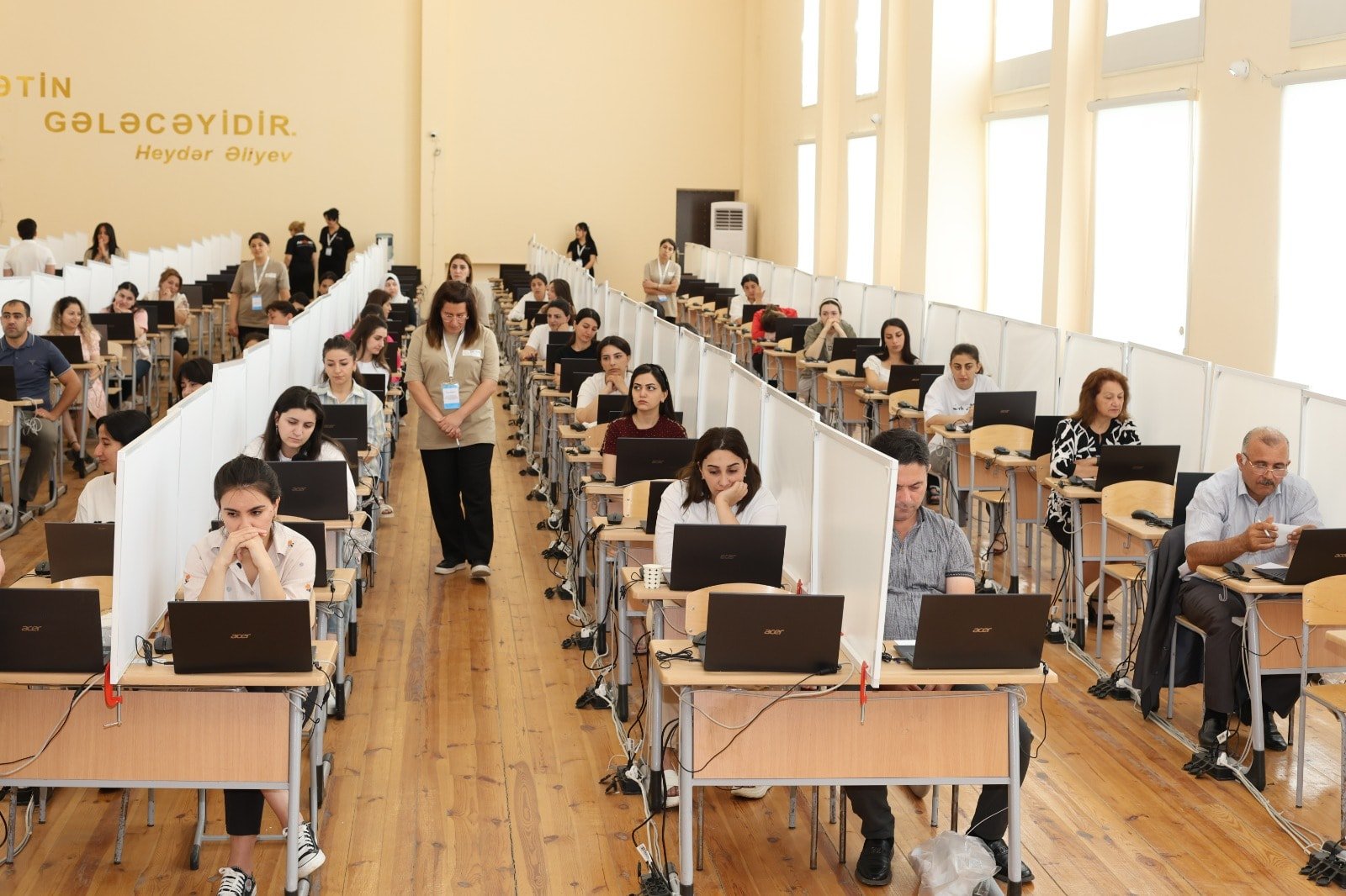 Azad edilmiş ərazilərdə sertifikasiya imtahanı keçirilib - FOTO