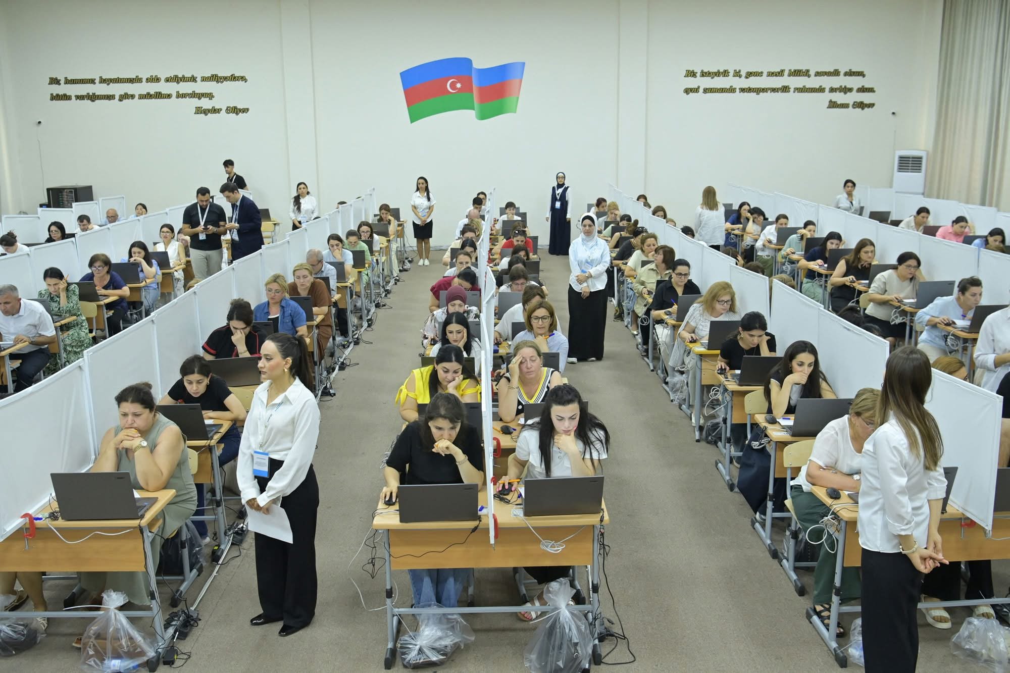 Təhsilverənlərin sertifikatlaşdırılması prosesinin test imtahanı mərhələsinin ikinci günü yekunlaşıb.